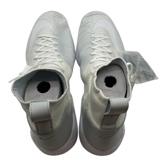 Nike Zoom Mercurial XI FK Basketball Shoes Mens 11.5 White Wolf Grey‎ Sneakers - Picture 9 of 10